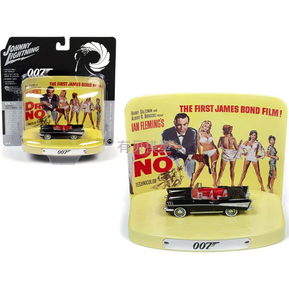 

Johnny Lighting cars 1/64 007 chevy bel air James Bond filmCollector Edition Metal Diecast Model Cars Kids Toys