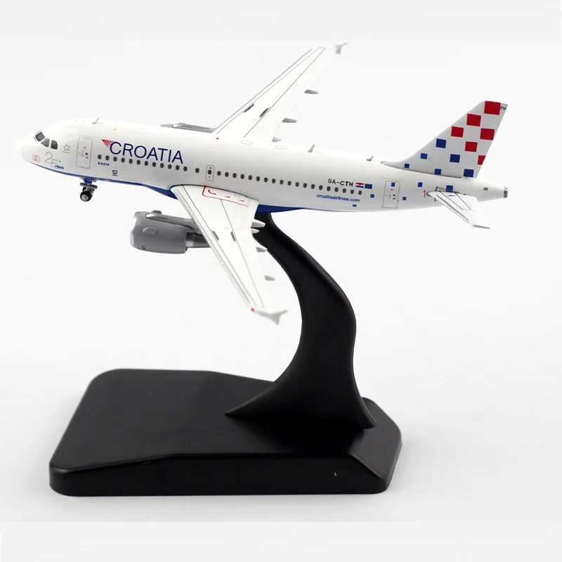 Модель A319 из сплава с базовым шасси 8 5 см 1:400 | Игрушки и хобби
