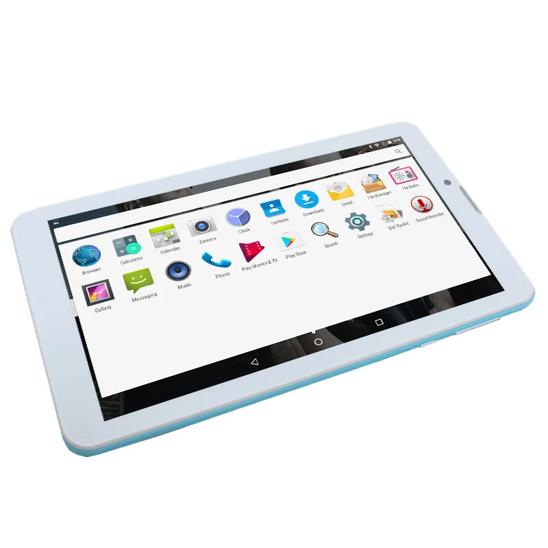 4G LTE 7 дюймов HD ips экран планшетный ПК Android 6,0 дети 1 Гб+ 8 Гб MTK8735 четырехъядерный 1024*600 gps детский синий планшет