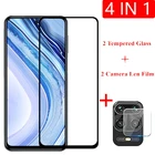 2 шт. Стекло для Xiaomi Redmi Note 9S закаленное стекло для Xiaomi Redmi Note 9 8 7 Pro 8T 8A 7A 6A протектор экрана пленка для объектива Камара