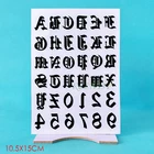 Татуировка Временная водостойкая для мужчин и женщин, наклейка-тату на руку и ногу, буквы на английском языке, арабские цифры, флэш-тату