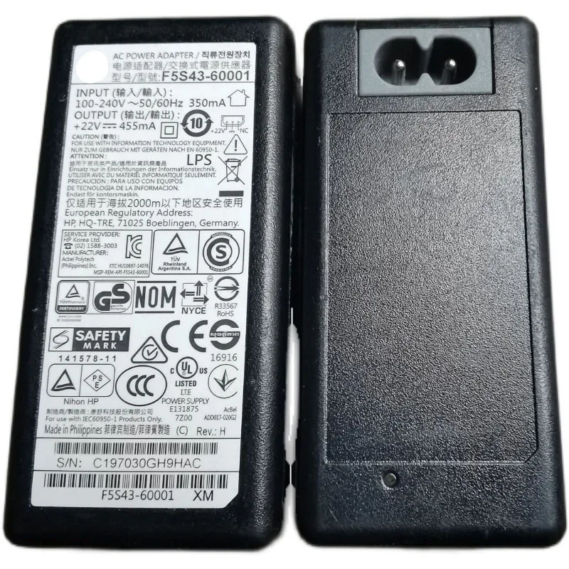 Адаптер питания для HP 1110 1112 1115 3830 3832 3833 2130 2600 3630 3635 3700 | Компьютеры и офис