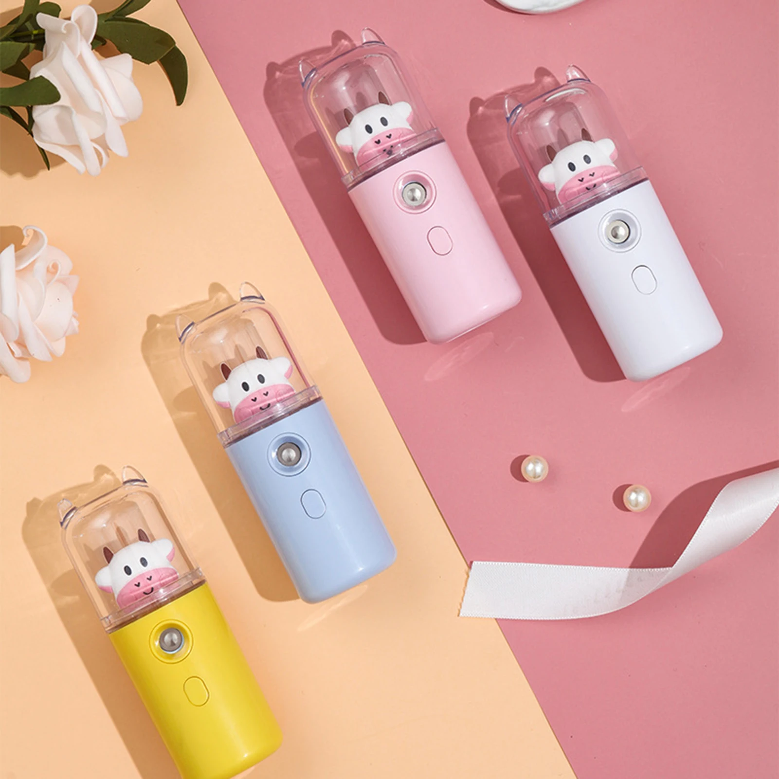 

Nano Mist Facial Sprayer USB Humidifier Rechargeable Nebulizer Face Steamer Moisturizing Beauty Instruments Face Skin Care Tools