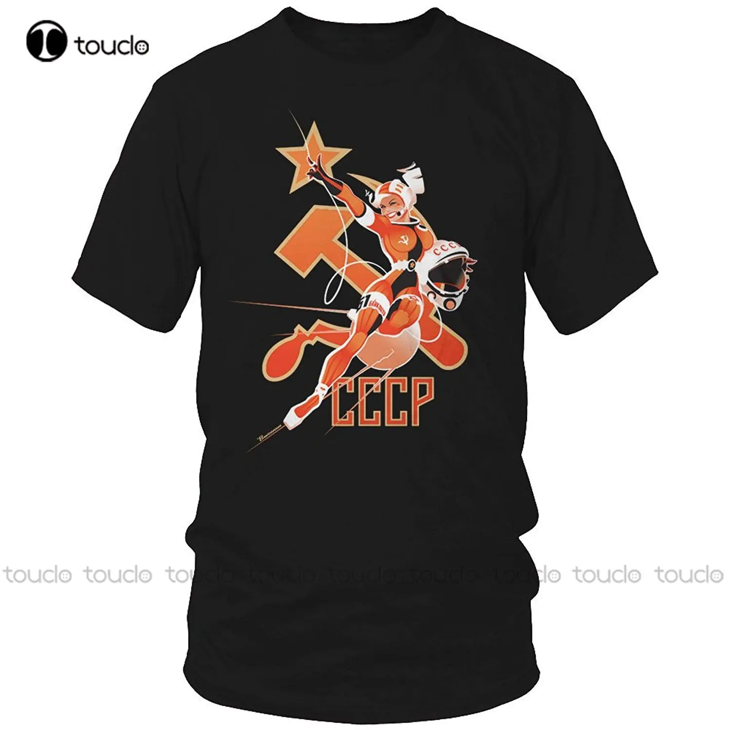 

Hot Sale Super Fashion Summer Fashion Funny Print T-Shirts Cosmonaut Andrew Bawidamann Pinup Distressed T-Shirt Xs-5Xl