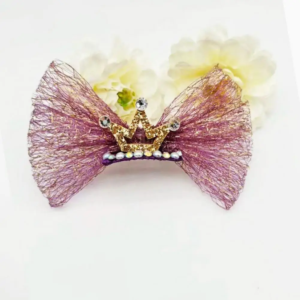 

Pet Head Decor Anti-fade Pet Bowknot Hair Barrettes for Photography Props