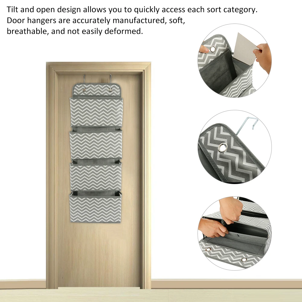 Новый подвесной органайзер карманы многослойный модный настенный дверной мешок