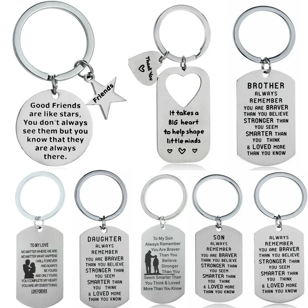 Вдохновляющий брелок подарок для сына дочери от мамы папы на день рождения брата