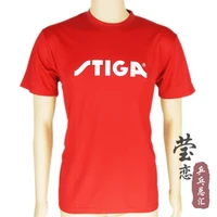 original stiga table tennis short sleeve blouse round collar t shirt table tennis rackets racquets sports for pingpong paddles