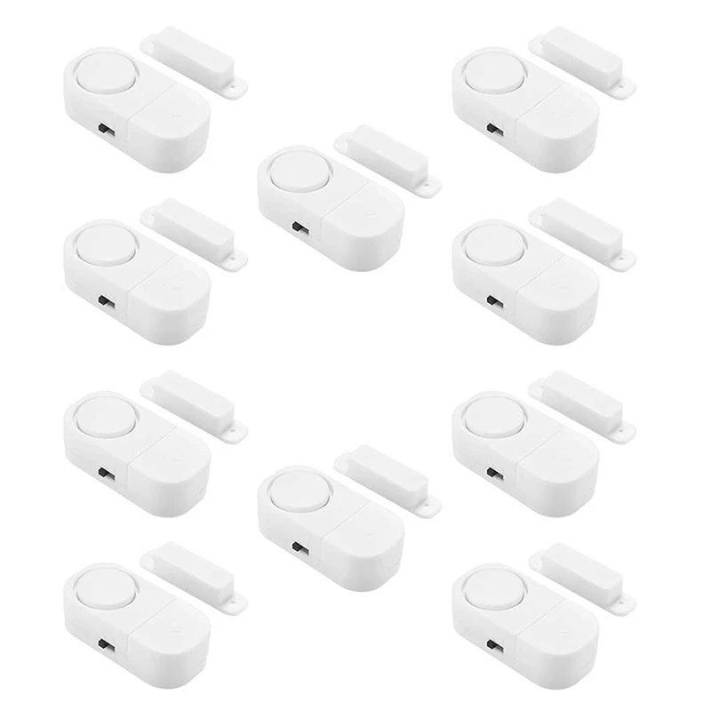 10 шт. беспроводной охранной сигнализации двери окна магнитный датчик системы