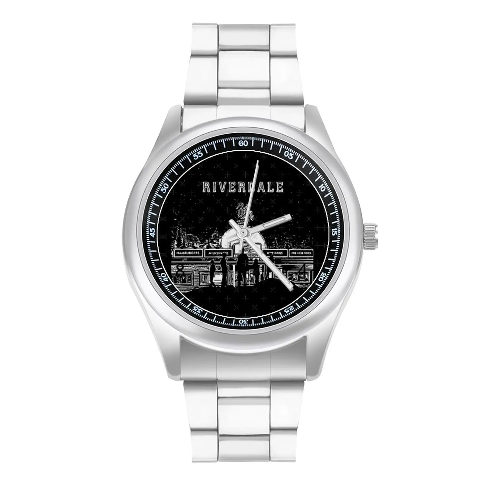 

Riverdale Southside Quartz Watch Photo Elastic Wrist Watch Stainless Wideband Office Female Wristwatch