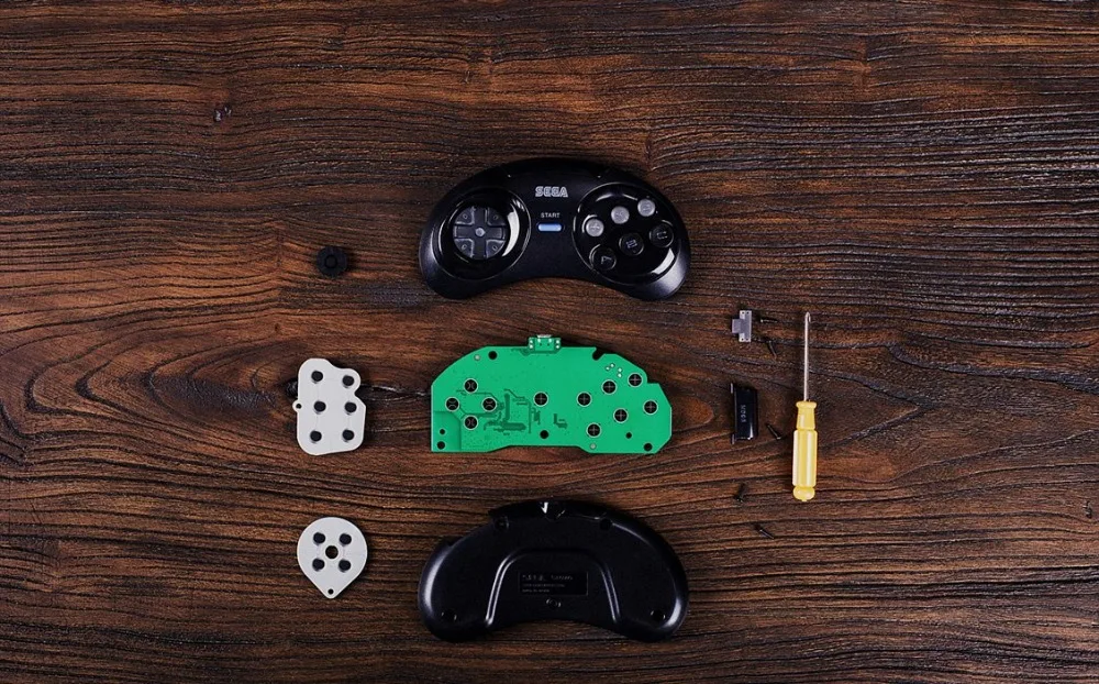 8bitdo Mod Kit для NES ПФС SNES MD мини контроллер NS mac os Windows DIY контроллер Bluetooth геймпад