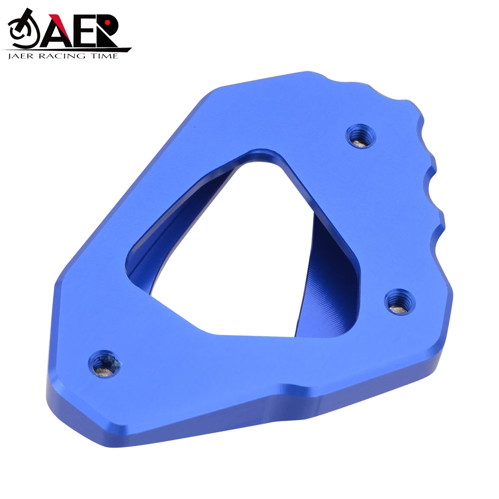 JAER Мотоцикл CNC SideKickstand подставка увеличенная Удлиняющая пластина для Yamaha MT-10 MT10 MT