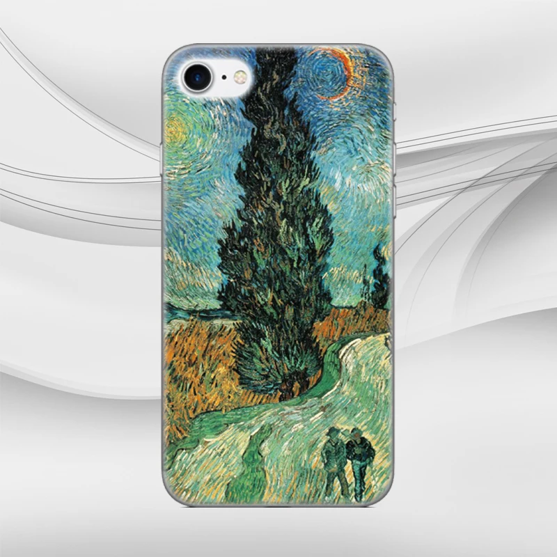 Мягкий чехол из ТПУ с изображением Винсента Ван Гога для iPhone SE 2020 SE2 2 XR X XS 11 Pro MAX 6 6S