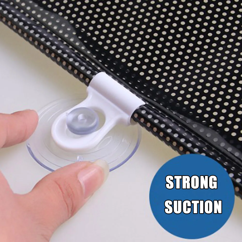 

Retractable Sun Visor Black Car Curtain High quality New PVC Parts 1 pc