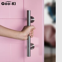 goo ki stainless steel carbon steel barn door handle sliding door handle modern wooden door handle push pull door handle