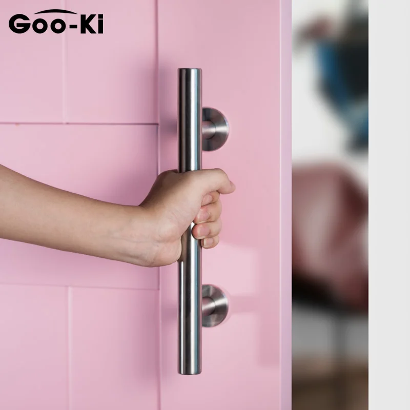Ручка для двери сарая из углеродистой стали Goo Ki раздвижная ручка деревянной