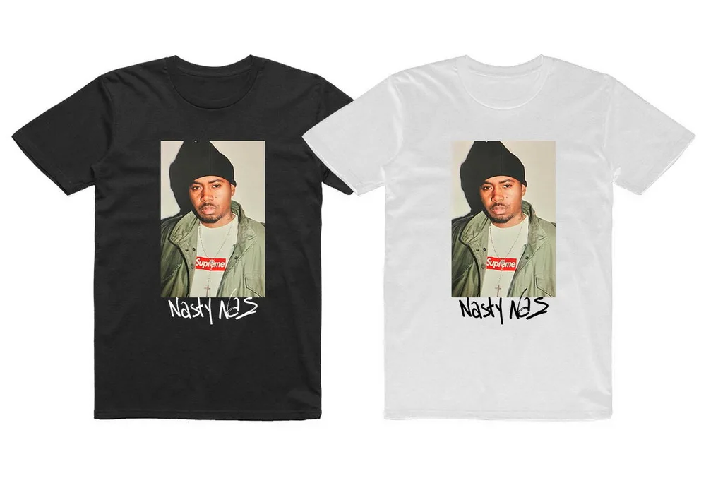 Новая мужская футболка с логотипом Nasty Nas One Love Illmatic S 2Xl Футболка принтом на заказ| |