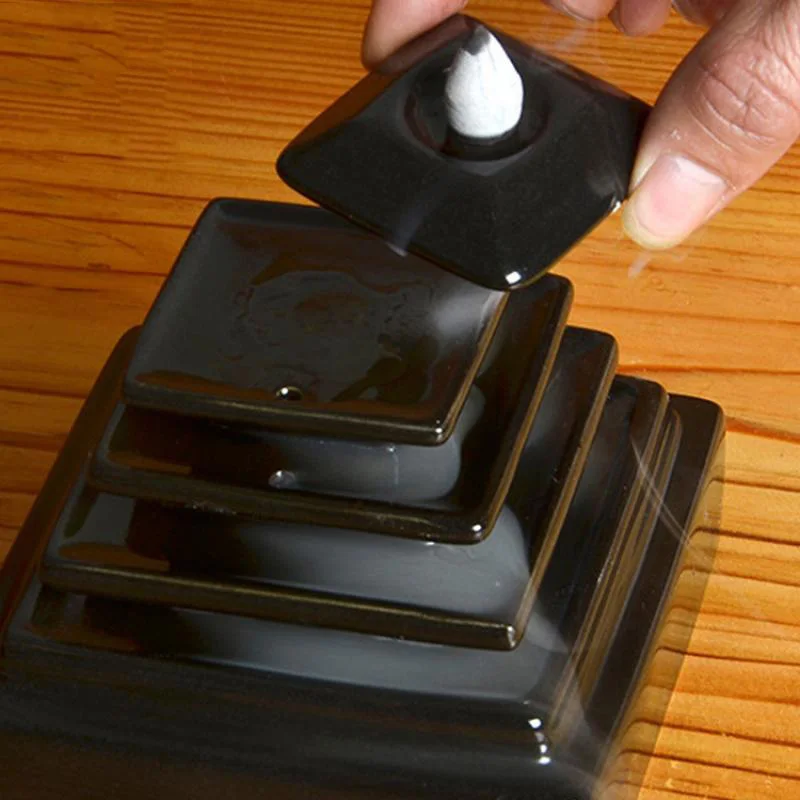 Подарочная подставка для благовоний ручной работы многослойная башня