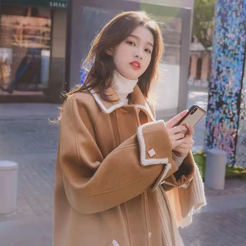 Комбинированная женская Элегантная универсальная однобортная улззанг в стиле