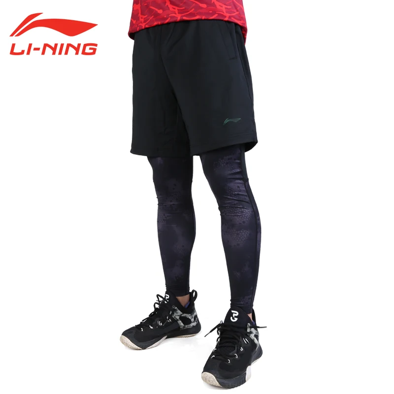 Мужские спортивные брюки Li Ning серия бадминтон эластичные дышащие штаны из