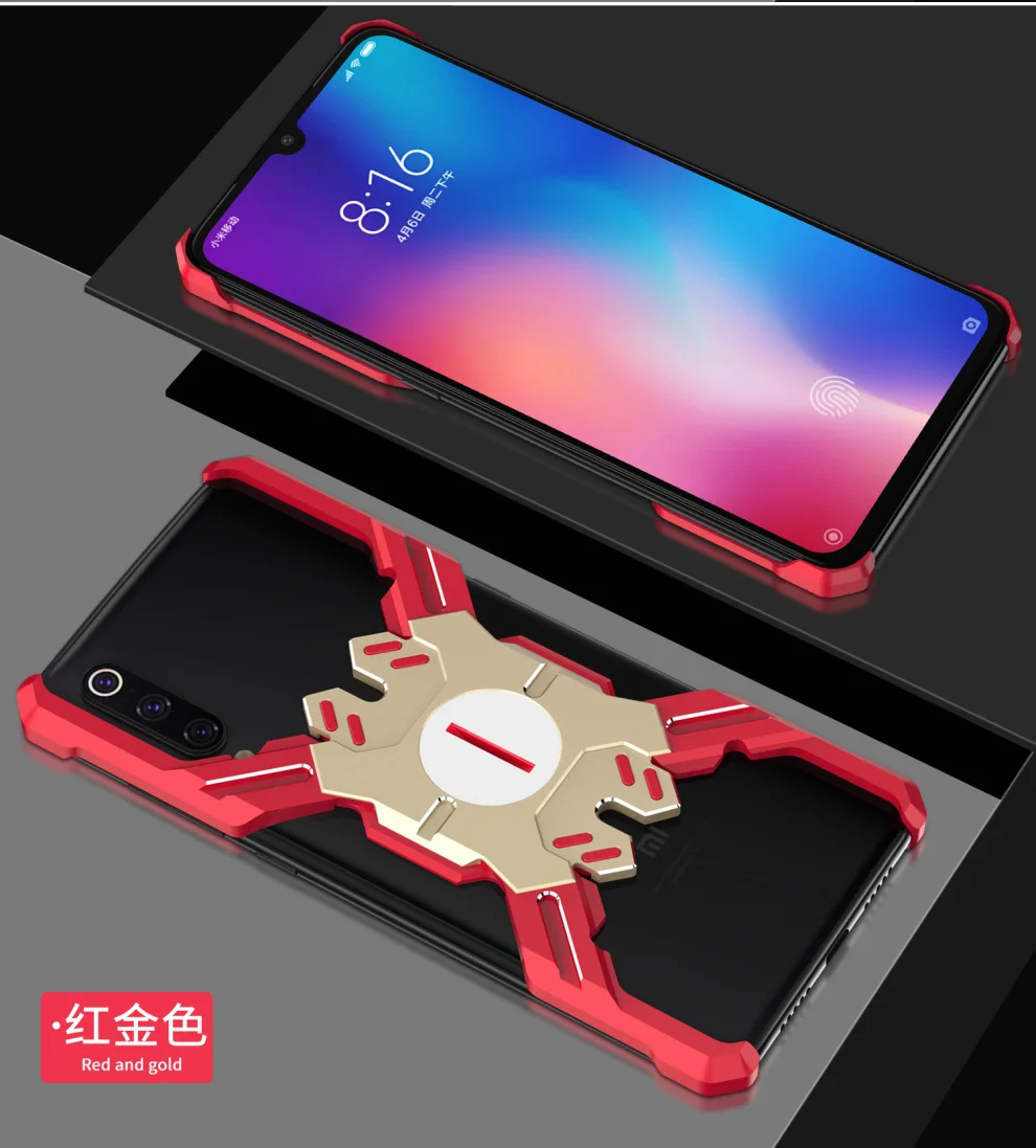 Герой Marvel элементы Алюминиевый металлический бампер чехол для Xiaomi mi 9 mi 9 тонкий жесткий защитный бампер для телефона Xiaomi mi 9