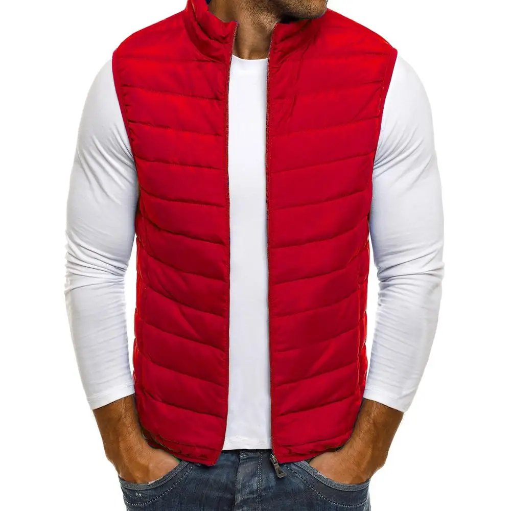 High quality clothing vest jacket men's new autumn warm sleeveless winter casual street | Мужская одежда
