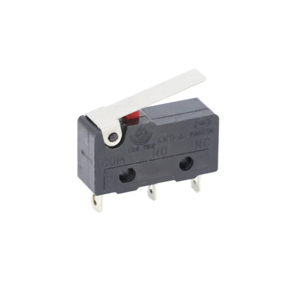 5 PCS Mini Micro Limit Switch NO NC 3 Pins PCB Terminals SPDT 5A 125V 250V 29mm Roller Arc lever Snap Action Push Microswitches |