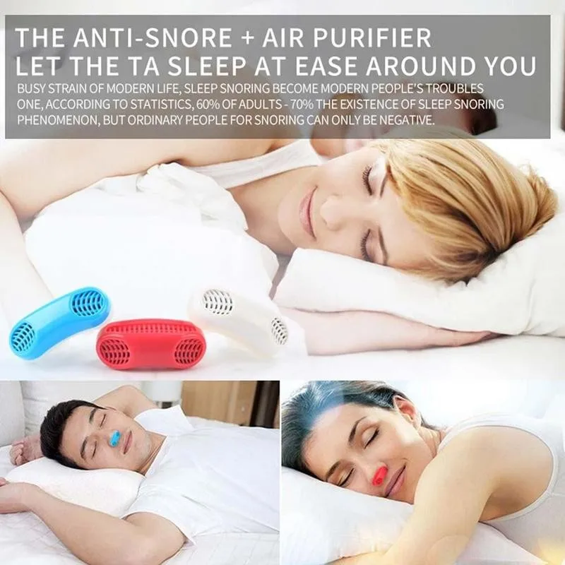 

New Silicone Anti Snoring Nasal Dilators Anti Snore Nose Clip Sleep Tray Sleeping Aid Apnea Guard Night Sleep Aid Device