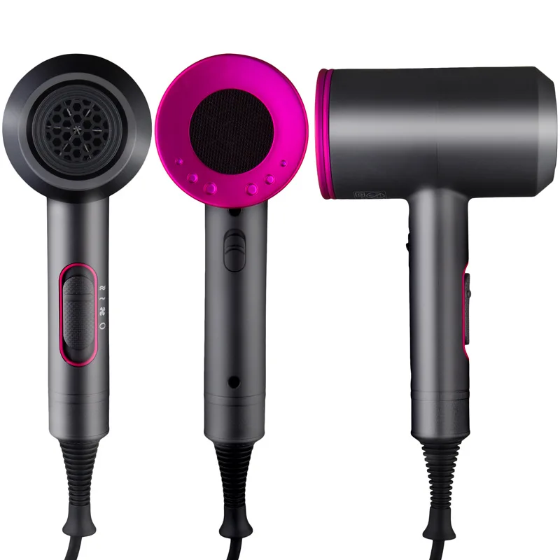 

Salon hair dryer 2 in 1 hair dryer brush Thermostatic negative ion hair dryer Compact and portable Home dormitory travel
