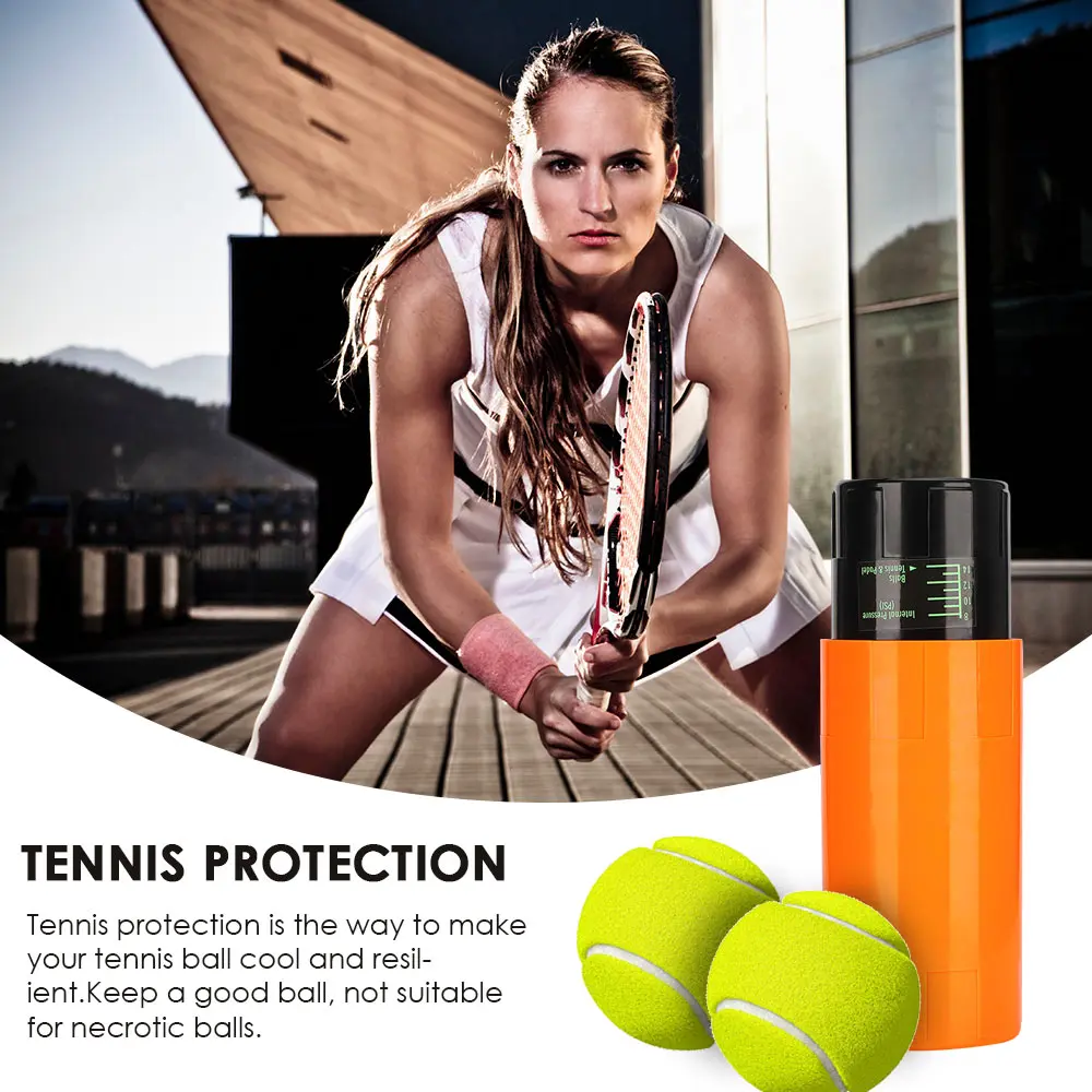 

Storage Jars Tennis Ball Box Pressure Maintaining Repairing Restore Tennis Shape Ball Container Sports Accessories For Tennis