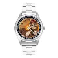 fairy tail quartz watch stylish couple wrist watch photo stainless gym wholesale wristwatch