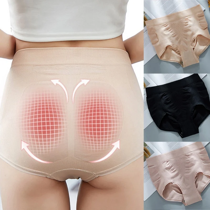 Женские Бесшовные утягивающие корректирующие трусики с высокой