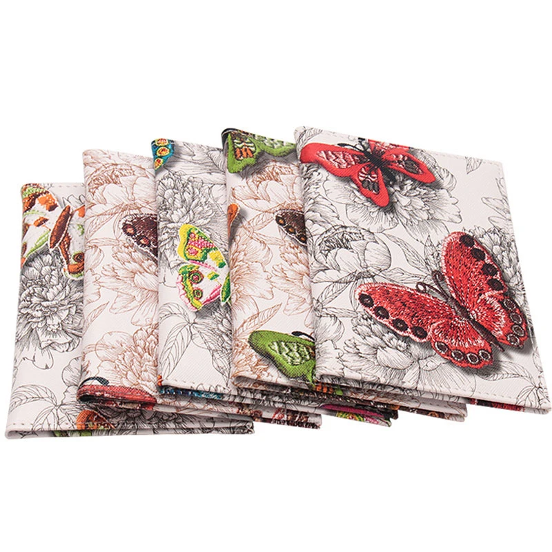 Новая обложка для паспорта дорожная Красивая защитная органайзер модный кошелек