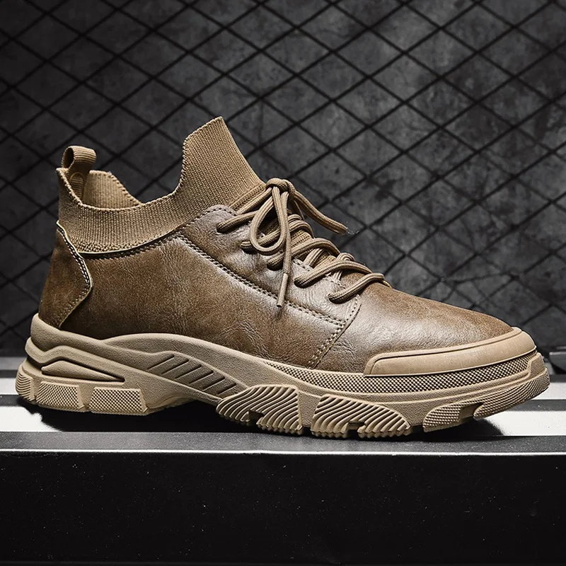 

Snow Men Boots Army Men's Winter Shoes Comfortable Shoes Man Hiking Men Shoe Lightweight Work Boots Footwear