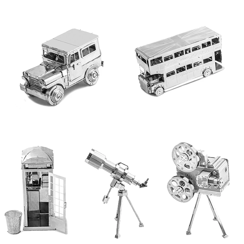 3D металлическая модель головоломка набор для самостоятельного изготовления