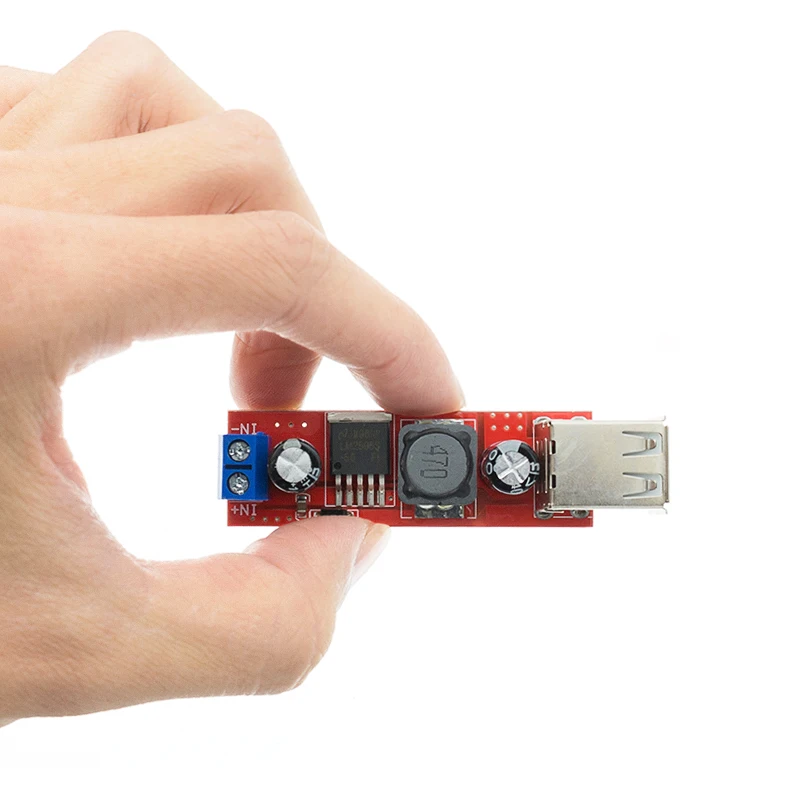 С источником питания от постоянного тока 6V 40V до 5V 3A двойной USB зарядка DC