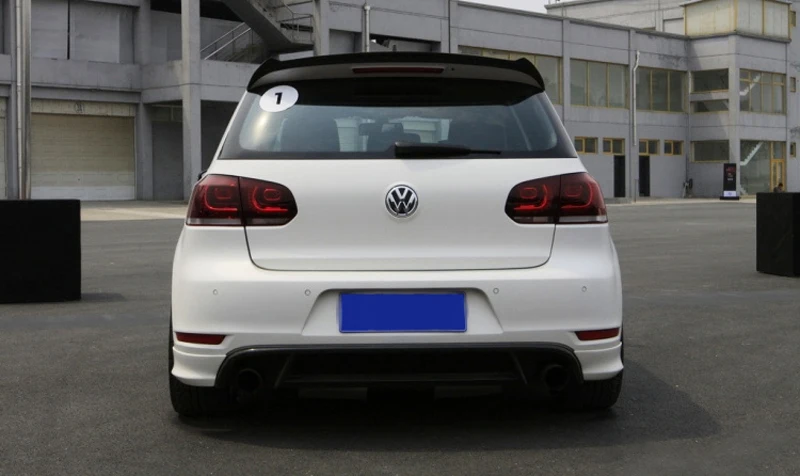 O Style спойлер на крышу из углеродного волокна для Volkswagen VW Golf 6 VI MK6 GTI & R20 2010 ~