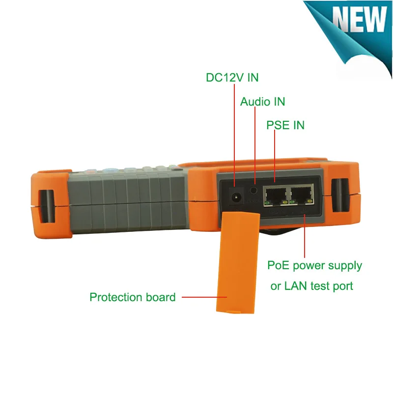 

H.265 4K IP Camera Tester CCTV Tester 5MP AHD 8MP CVI 8MP TVI EXSDI SDI Analog with RJ45 Multimeter UTP Cable test IPC Tester