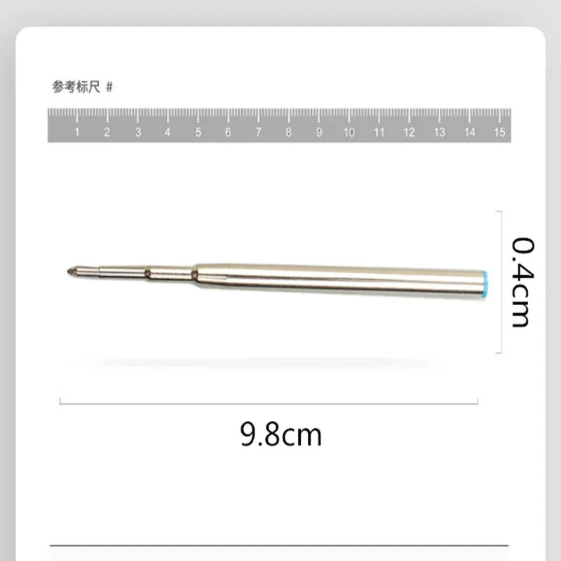 Стержни для шариковой ручки 0 7 синие и черные чернила Заправка ручек школы офиса