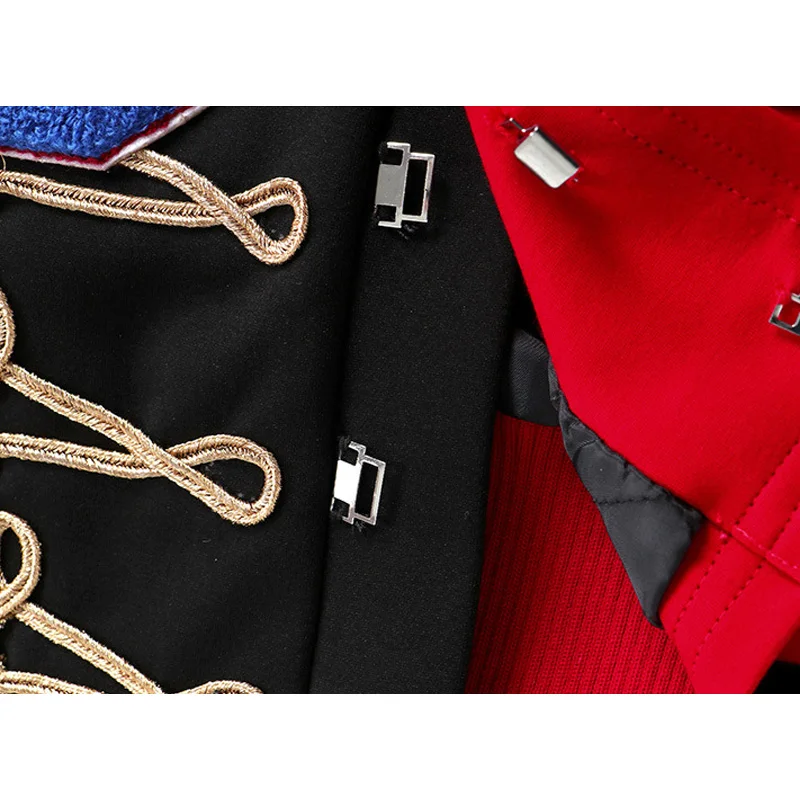 Зимние женские куртки и пальто с вышитыми буквами бейсбольные женское Красное