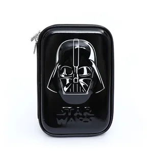 star wars darth vader cartoon pencil case student children large capacity eva zipper stationery box children birthday present free global shipping