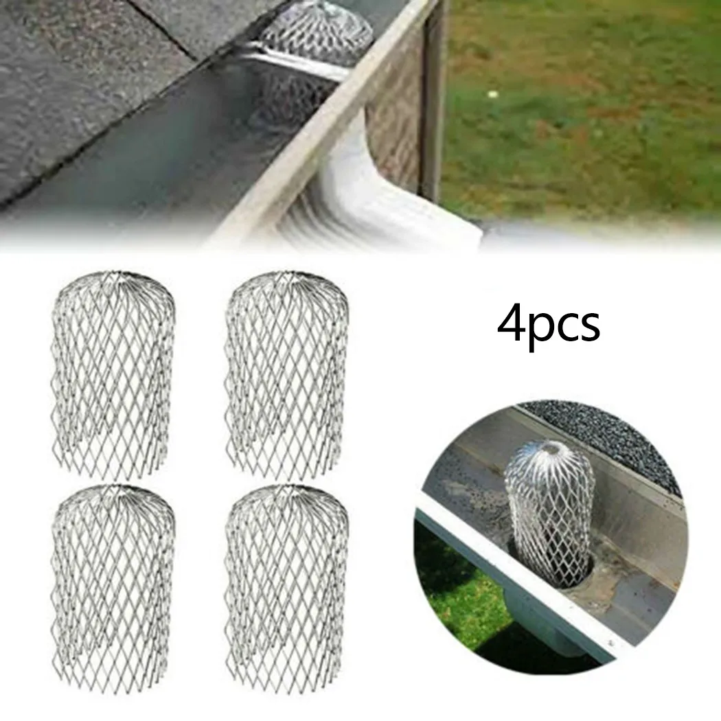 

2 To 4 Inches Metal Mesh Gutters Diameter: 8cm Height: 13cm 4PCS Durable