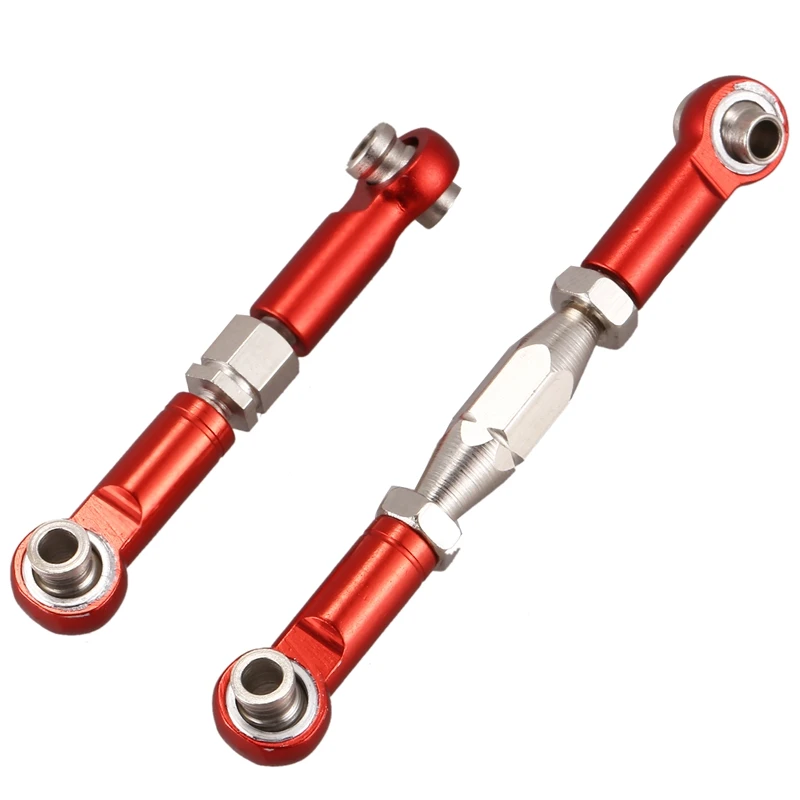 

for WLtoys 144001 1/14 RC Car Spare Parts Metal Linkage Servo Pull Rod Steering Tie Rod Set