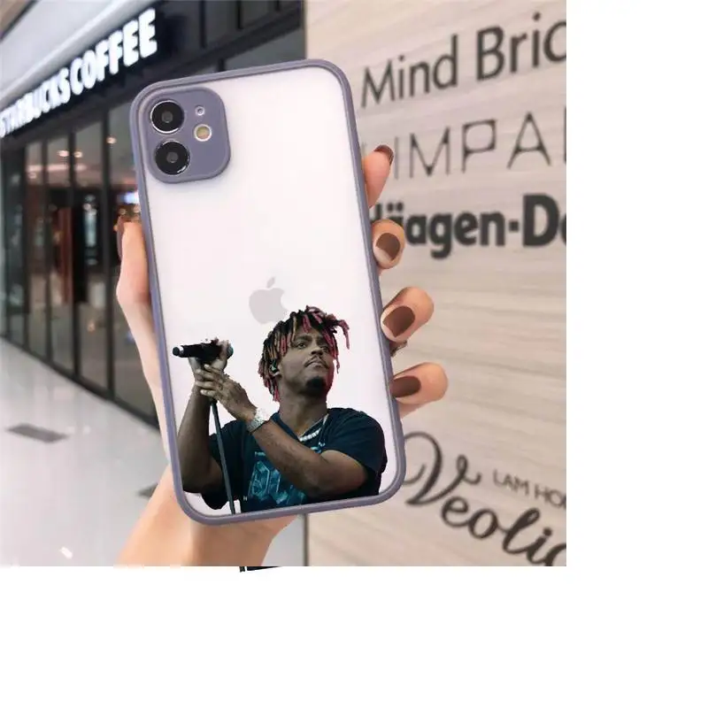 

Juice Wrld Lucid Dream Hip Hop Rap Phone Cases matte transparent For iphone 7 8 11 12 plus mini x xs xr pro max cover