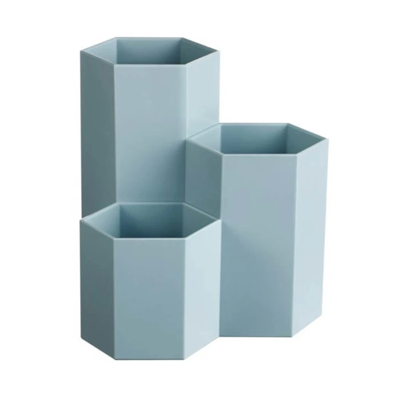 

B2RD Multi Purpose Hexagonal Splicing Pen Holder Organizer Utensil Household Desktop Small Object Storage Box Collection