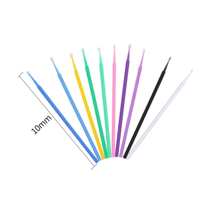 Реснички 100 шт/упак. одноразовые кисти для макияжа тампоны прочные Микро тушь