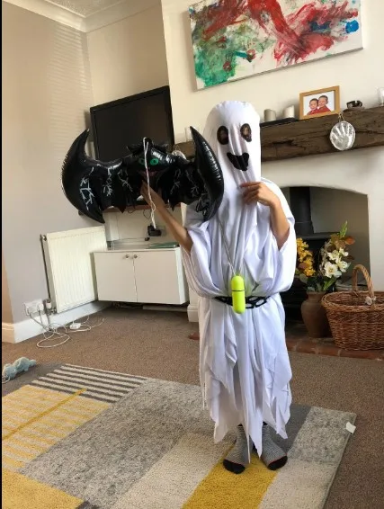 Белая накидка WEPBEL для косплевечерние Хэллоуина призрак фестиваль белый сменный