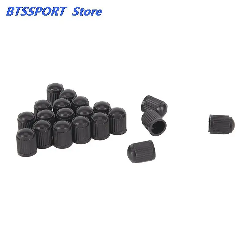 Колпачки на клапаны автомобильных шин черный пластик 20 шт. пылезащитные крышки |
