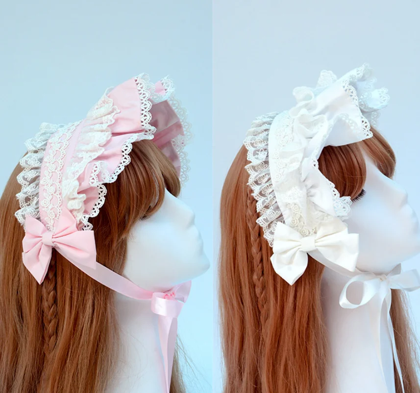 

Sweet lolita side clip collection kawaii girl hair accessories gothic lolita hairpin lolita headwear palace lace loli cosplay