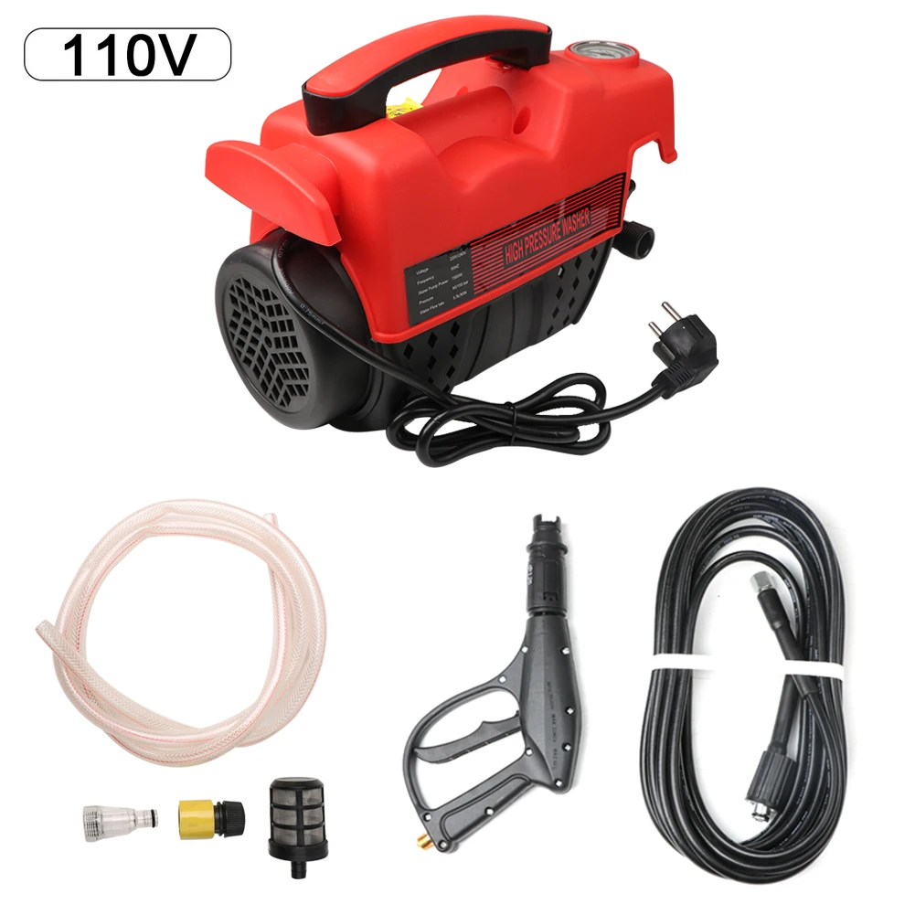 

1400W High Pressure Car Washing High Power Machine Home Machine Induction Motor Water Pump Portable Shower for Auto Car Wash Kit